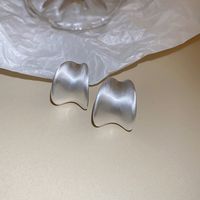 1 Pair Retro Commute Cross Oval Heart Shape Plating Copper Earrings sku image 36
