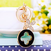 Streetwear Flower Catalpa Alloy Women's Bag Pendant Keychain sku image 25