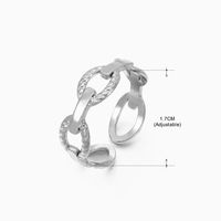 Elegant Streetwear Star Moon Stainless Steel Plating Open Rings sku image 20