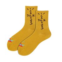 Unisex Casual Letter Cotton Crew Socks A Pair sku image 2