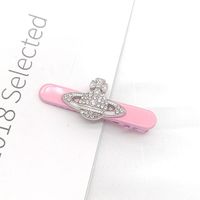 Korean Hairpin Saturn Rhinestone Duckbill Clip Sweet All-matching Side Clip Classic Style Bang Clip Star Headdress With Same Kind sku image 6