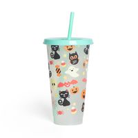 Halloween Casual Vacation Solid Color Plastic Water Bottles sku image 17