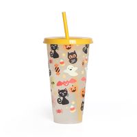 Halloween Casual Solid Color Plastic Water Bottles sku image 4