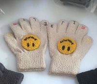 Kid's Cute Sweet Smiley Face Gloves 1 Pair sku image 4