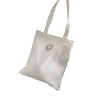 Women's Basic Canvas Bag Cute Cartoon Handbag Bag sku image 1