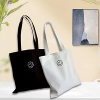 Women's Basic Canvas Bag Cute Cartoon Handbag Bag main image 4