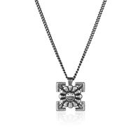 Streetwear Cool Style Flower 304 Stainless Steel 18K Gold Plated Unisex Pendant Necklace sku image 1