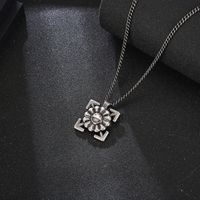 Streetwear Cool Style Flower 304 Stainless Steel 18K Gold Plated Unisex Pendant Necklace main image 1