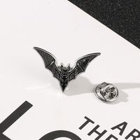 Ig Style Funny Pumpkin Bat Skull Alloy Enamel Unisex Brooches sku image 5