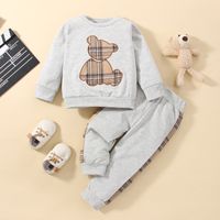 Fashion Bear Cotton Boys Clothing Sets sku image 16