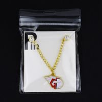 Hip-hop Retro Streetwear Cross Letter Alloy Cap Chain 1 Piece sku image 7