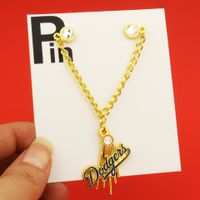Hip-hop Retro Streetwear Cross Letter Alloy Cap Chain 1 Piece sku image 26