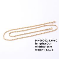 1 Piece 304 Stainless Steel Copper Zircon Gold Plated Letter sku image 9