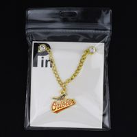 Hip-hop Retro Streetwear Cross Letter Alloy Cap Chain 1 Piece sku image 12