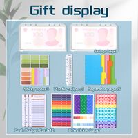 1 Set Solid Color School Pu Leather Preppy Style Notebook main image 2