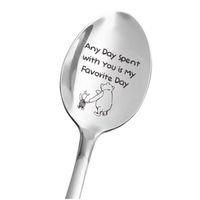 Fashion Letter Stainless Steel Spoon sku image 48