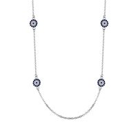 1 Piece Fashion Geometric Sterling Silver Plating Zircon Necklace sku image 1