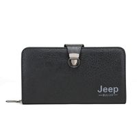 Men's Solid Color Pu Leather Zipper Small Wallets main image 2