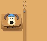 Cartoon Style Dog Leather Wireless Bluetooth Headphones Earphone Case main image 2