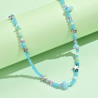 IG Style Casual Star Smiley Face Beaded Alloy Women's Necklace main image 4