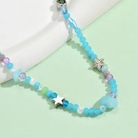 IG Style Casual Star Smiley Face Beaded Alloy Women's Necklace main image 7