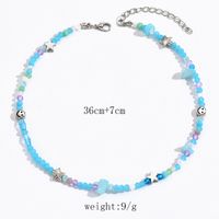 IG Style Casual Star Smiley Face Beaded Alloy Women's Necklace main image 8