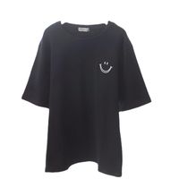 Women's T-shirt Short Sleeve T-shirts Printing Casual Smiley Face main image 2