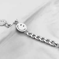 Hip-hop Emoji Face Titanium Steel Plating Unisex Bracelets main image 3