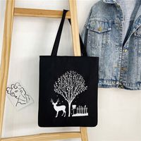 Women's Basic Letter Oxford Cloth Shopping Bags sku image 17