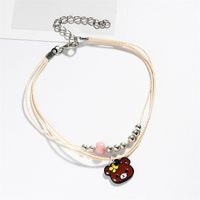 Cute Butterfly Arylic Synthetics Alloy Beaded Rhinestones Pearl Beads 18k Gold Plated Gold Plated Silver Plated Women's Bracelets sku image 20