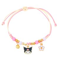 Cute Butterfly Arylic Synthetics Alloy Beaded Rhinestones Pearl Beads 18k Gold Plated Gold Plated Silver Plated Women's Bracelets sku image 16