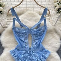Lace Adjustable Lace Bras Sexy Lace Lace See-through Corset Bikini See-through Sexy Lingerie main image 3