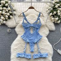 Lace Adjustable Lace Bras Sexy Lace Lace See-through Corset Bikini See-through Sexy Lingerie main image 4