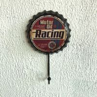 Retro Beer Lid Letter Motorcycle Metal Iron Pendant Wall Art sku image 5