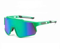 Sports Solid Color Pc Biker Full Frame Sports Sunglasses sku image 3