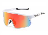 Sports Solid Color Pc Biker Full Frame Sports Sunglasses sku image 6