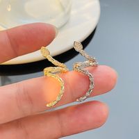 1 Piece Ig Style Simple Style Animal Snake Plating Copper 14k Gold Plated Silver Plated Ear Cuffs main image 3