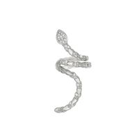 1 Piece Ig Style Simple Style Animal Snake Plating Copper 14k Gold Plated Silver Plated Ear Cuffs sku image 1