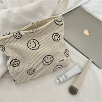 Women's All Seasons Polyester Smiley Face Streetwear Square Zipper Cosmetic Bag sku image 6