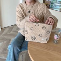 Women's All Seasons Polyester Smiley Face Streetwear Square Zipper Cosmetic Bag main image 2