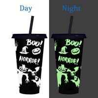 Halloween Casual Vacation Solid Color Plastic Water Bottles sku image 20
