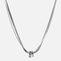 Elegant Heart Shape Butterfly Titanium Steel Plating Pendant Necklace sku image 52
