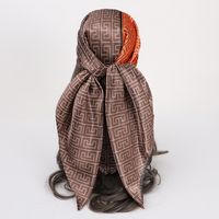 Women's Simple Style Color Block Satin Scarves & Gloves main image 4