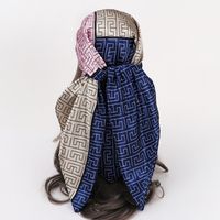 Women's Simple Style Color Block Satin Scarves & Gloves main image 1