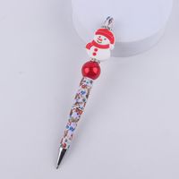 1 Piece Christmas Tree Santa Claus Snowman Class Learning Plastic Cartoon Style Ballpoint Pen sku image 5