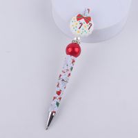 1 Piece Christmas Tree Santa Claus Snowman Class Learning Plastic Cartoon Style Ballpoint Pen sku image 6