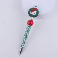 1 Piece Christmas Tree Santa Claus Snowman Class Learning Plastic Cartoon Style Ballpoint Pen sku image 8