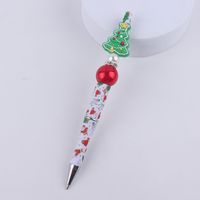 1 Piece Christmas Tree Santa Claus Snowman Class Learning Plastic Cartoon Style Ballpoint Pen sku image 9