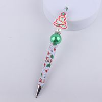 1 Piece Christmas Tree Santa Claus Snowman Class Learning Plastic Cartoon Style Ballpoint Pen sku image 10