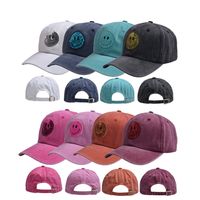 Unisex Cute Simple Style Smiley Face Sequins Curved Eaves Baseball Cap main image 4